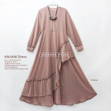 GAw-002 Anjani Dress - Gamis Polos Ceruti Babydoll